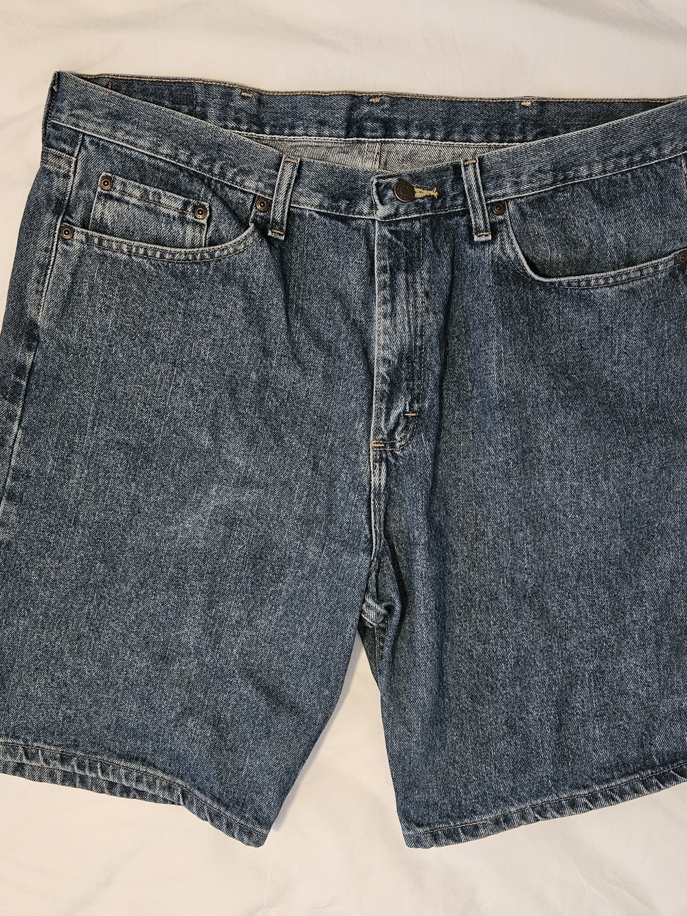 Wrangler Men's Dark Blue Denim Shorts